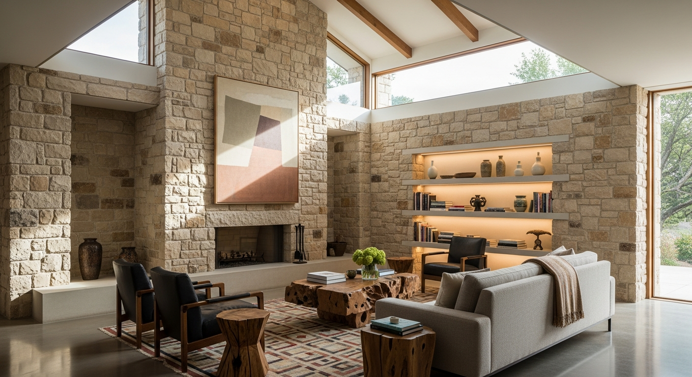 Residential living room interior reference