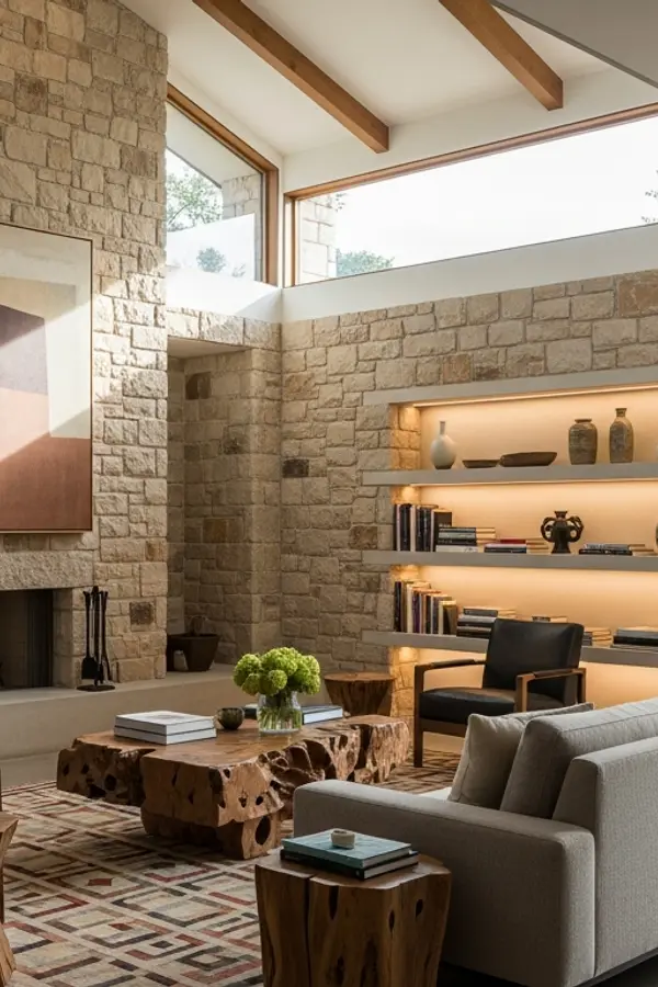 Residential living room interior