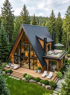 A-frame modular pod