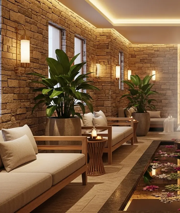 Indoor Spa & Wet Area