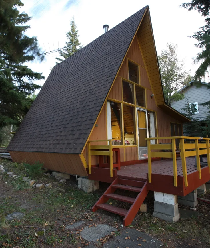 A-Frame Cabin with Deck