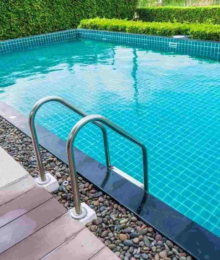 Tiled Outdoor Swimming Pool