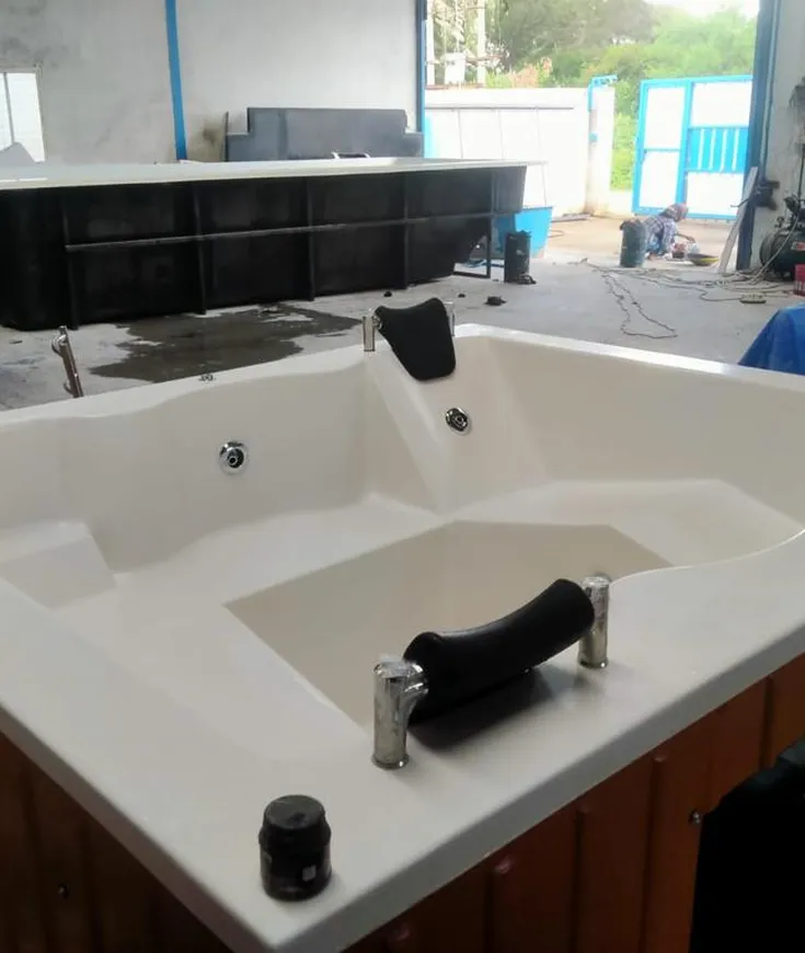 Twin-Seat Spa with Headrests